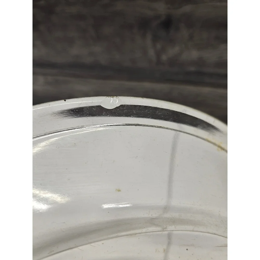 Vintage Pyrex Clear Glass Pie Plate 9.5 Inch Round Baking Dish Pan 209 1950's
